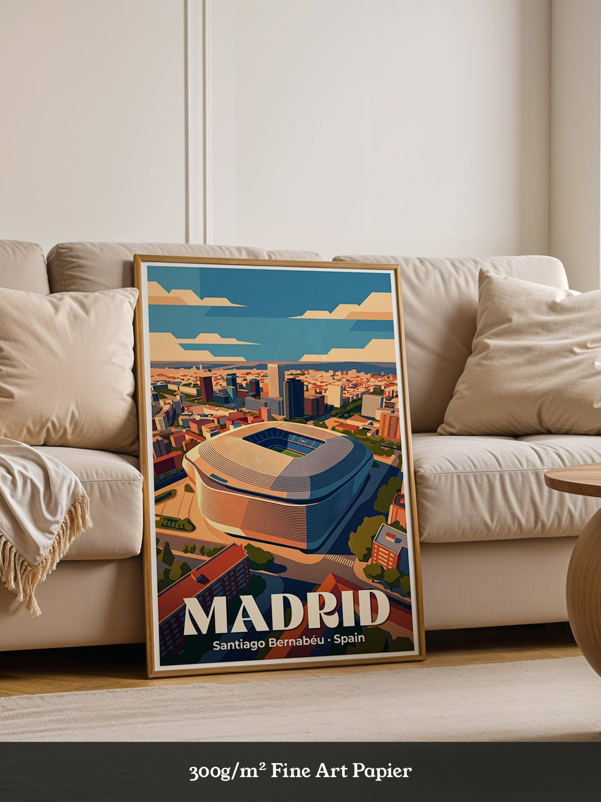 Stadion Madrid Retro Stil