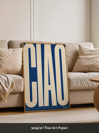 CIAO Beige Blau Bold