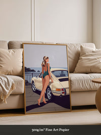 Vintage Sportwagen Küstenluft
