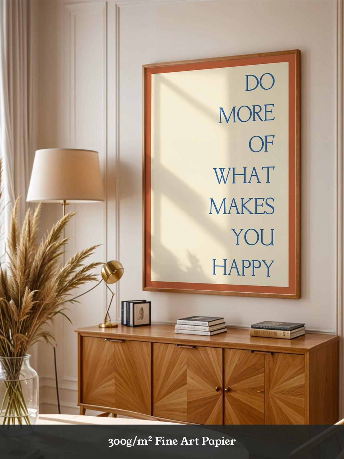 Motivationsspruch Retro Typografie