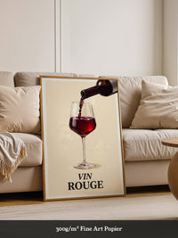 Weinglas Rotwein Illustration
