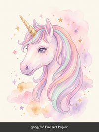 Unicorn Regenbogen Pastellzauber