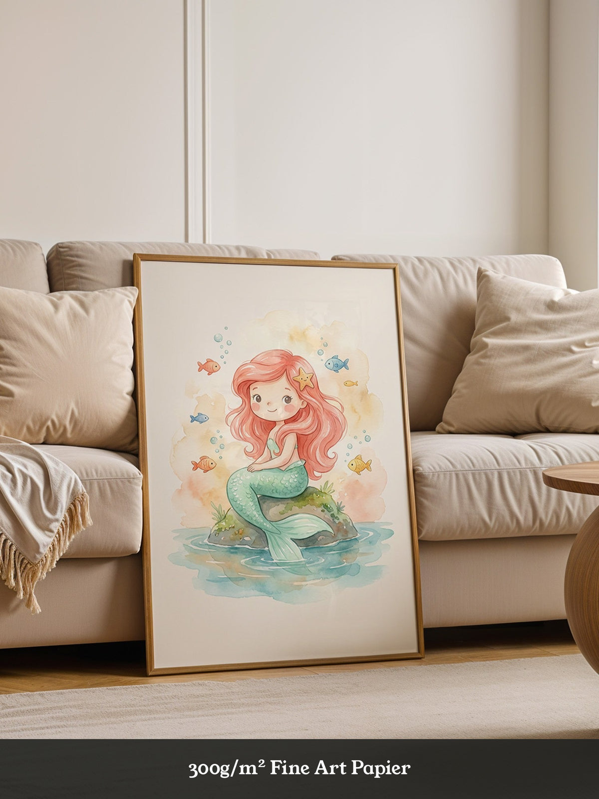 Kleine Meerjungfrau Aquarellfarben