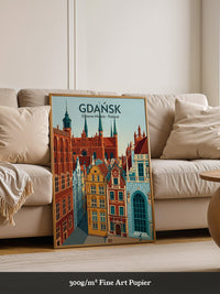 Gdańsk Architektur Farbenspiel