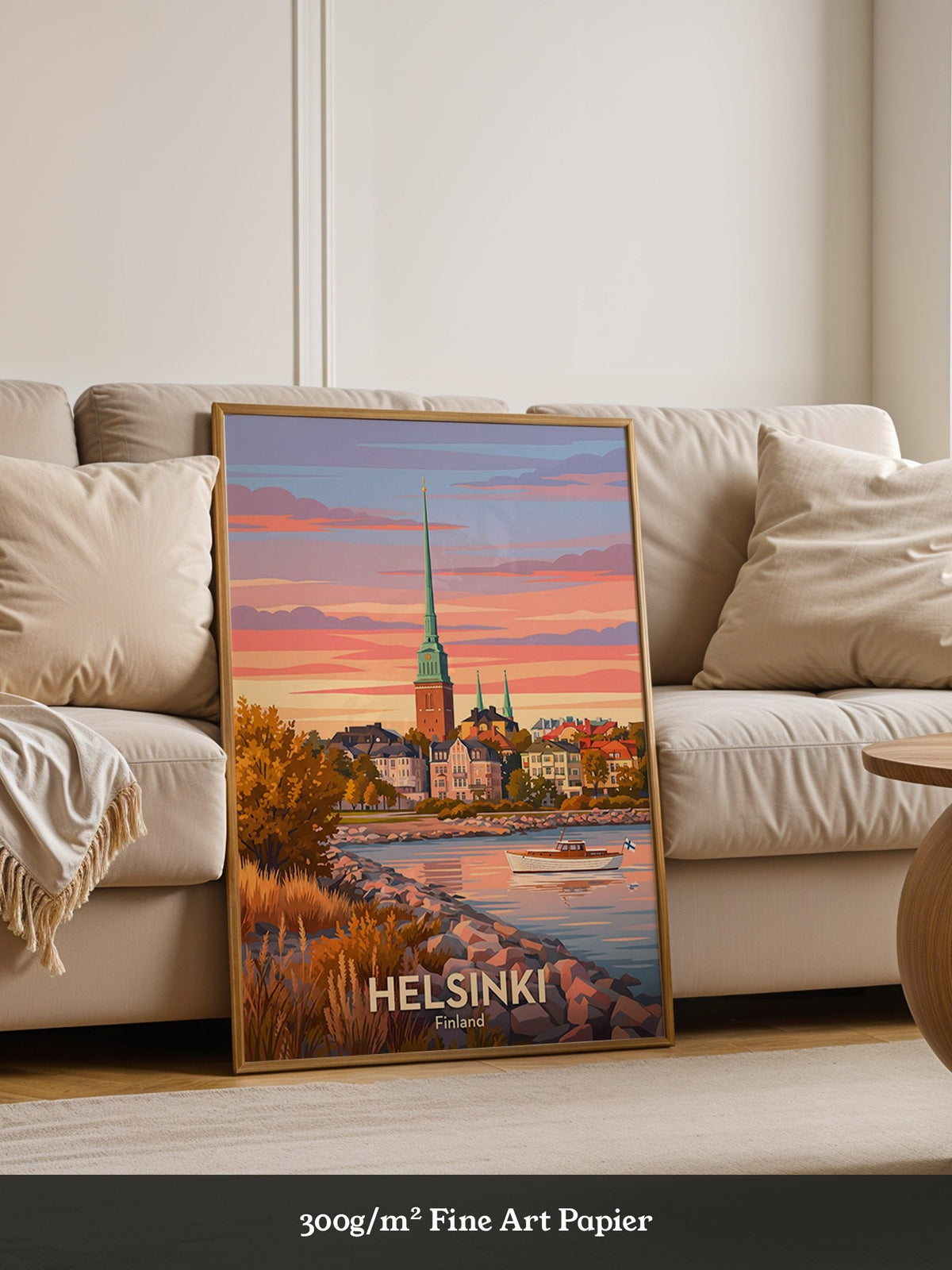 Helsinki Abendrot Skandinavisch