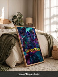 Gaming Charaktere Neonfarben