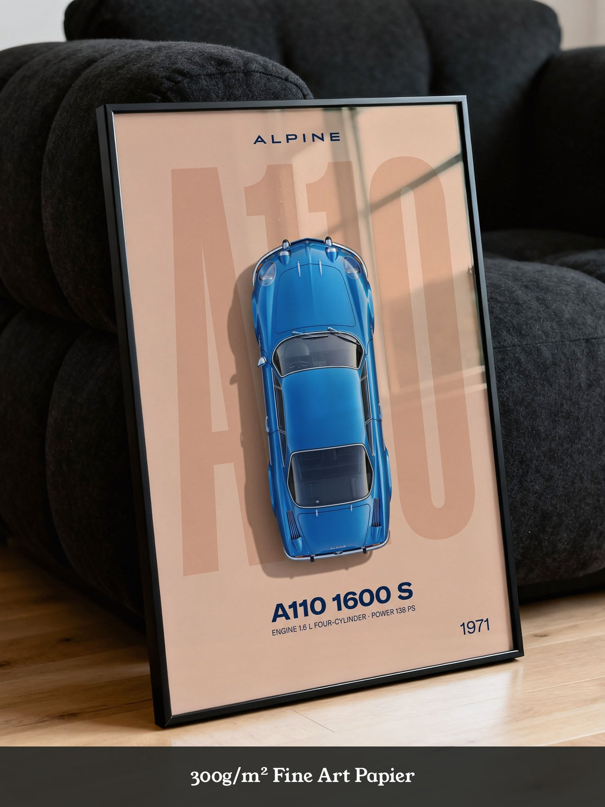Klassischer Sportwagen Blau