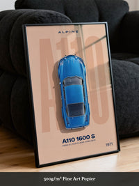 Klassischer Sportwagen Blau