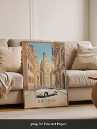 Dresden Altstadt Retroauto