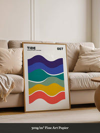 Wellen Regenbogenfarben