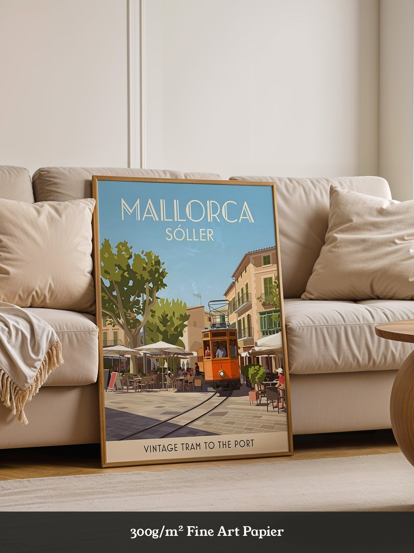 Mallorca Vintage Tram Retro-Stil
