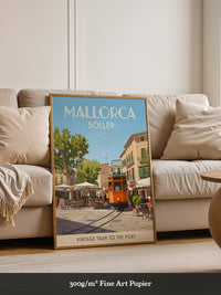 Mallorca Vintage Tram Retro-Stil