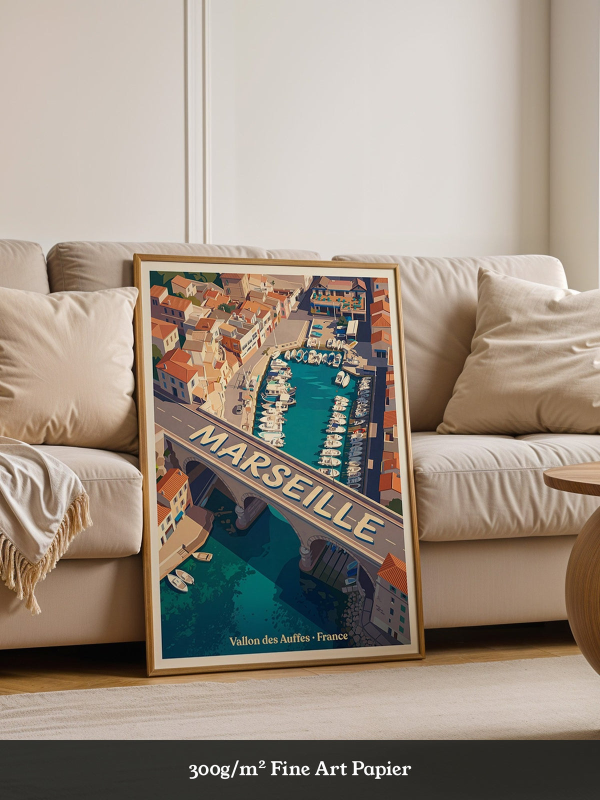 Vallon des Auffes Retro Perspektive