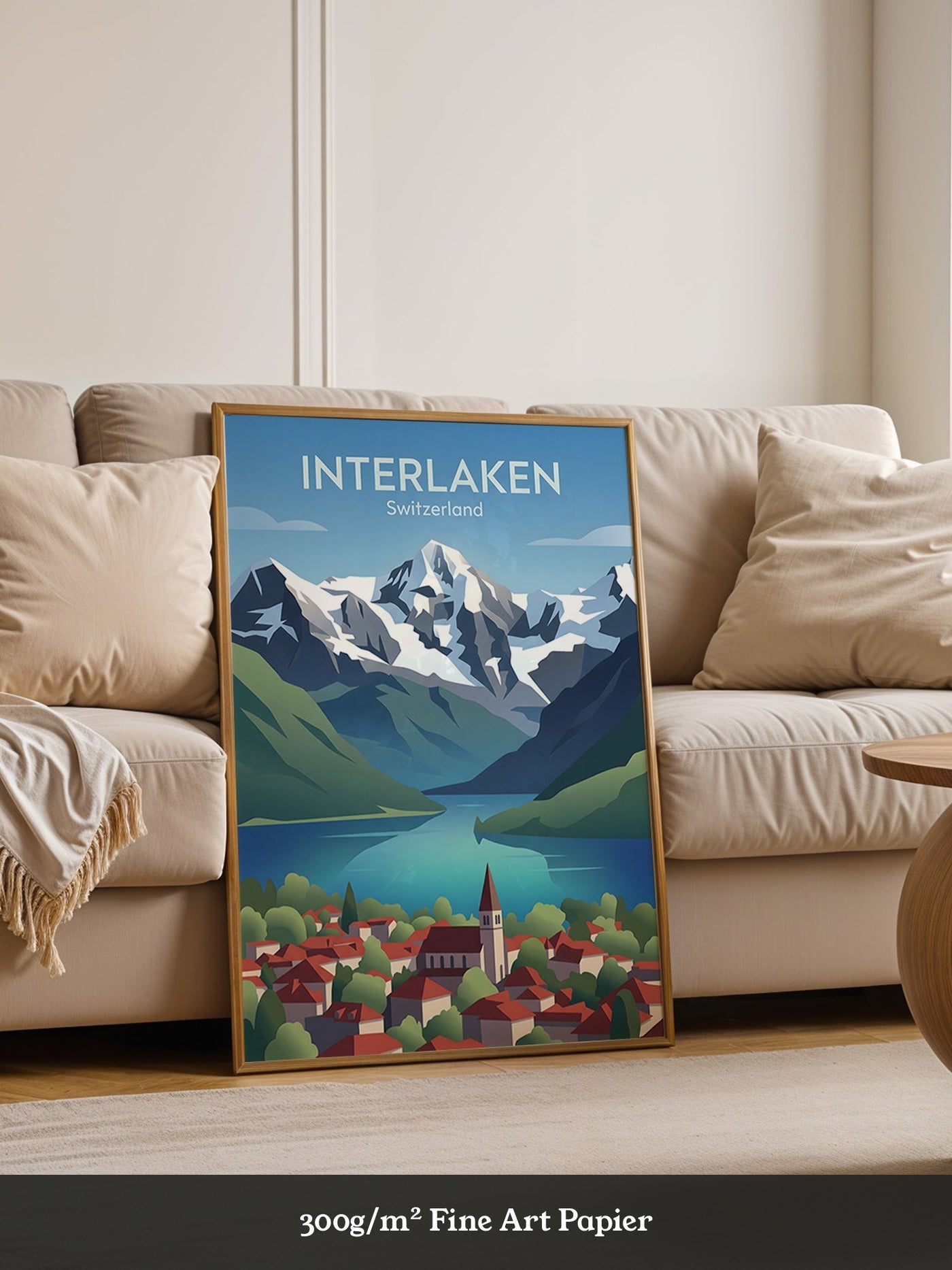 Schweizer Landschaft Bergkulisse