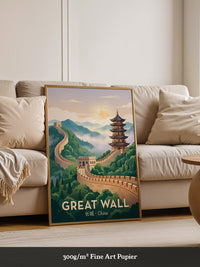 Chinesische Mauer Sonnenaufgang