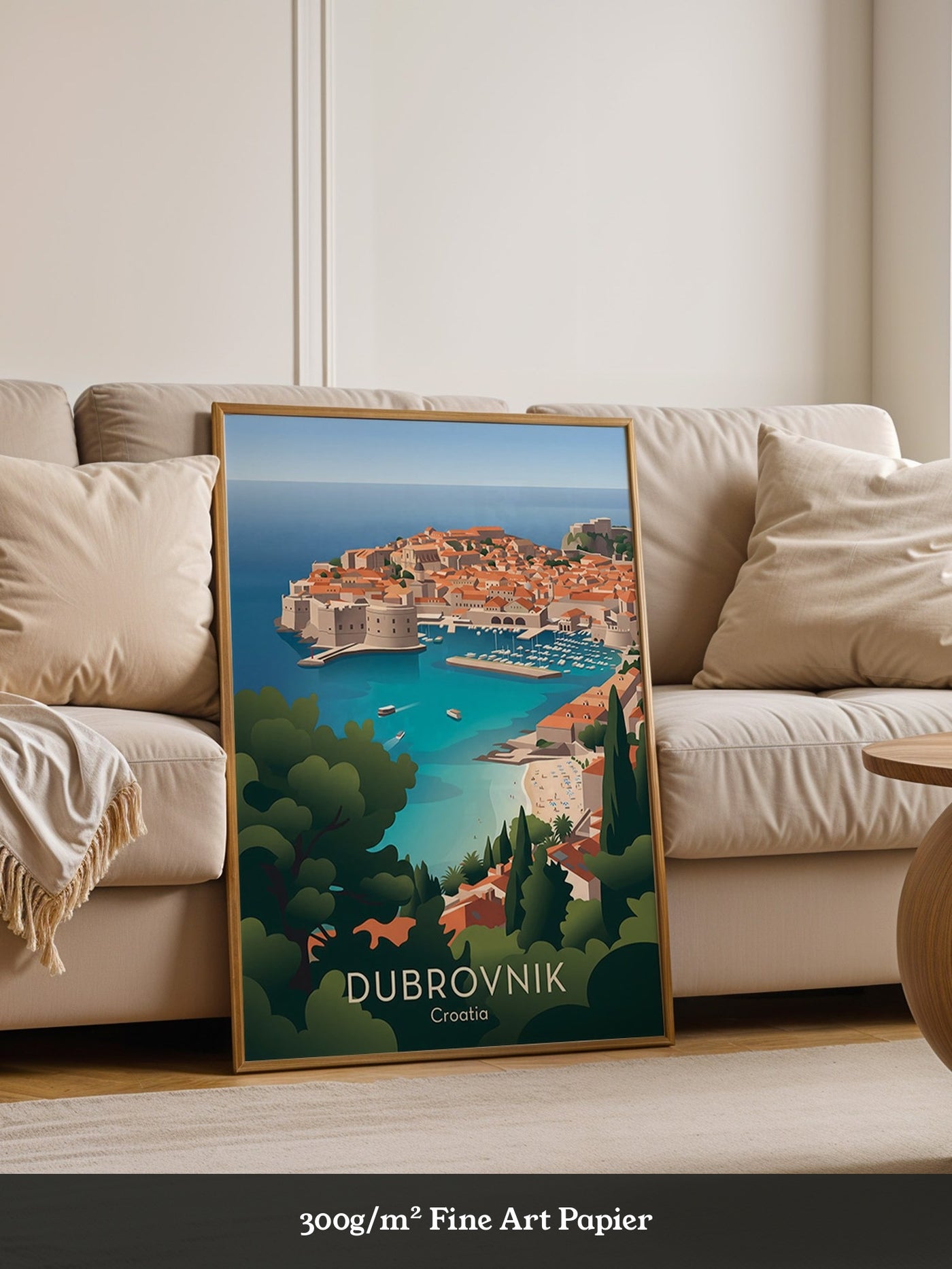 Dubrovnik Küste Pastellfarben