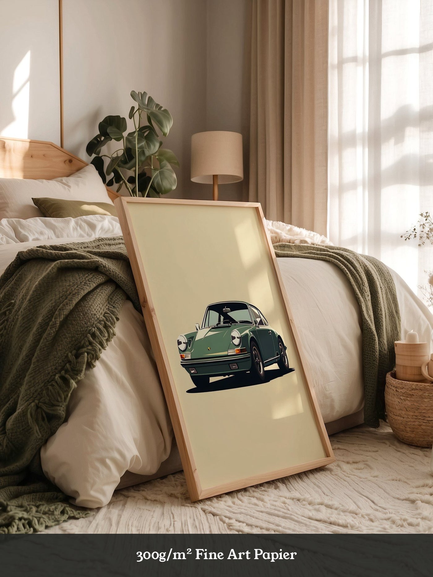 Porsche 911 Grün Retro-Design