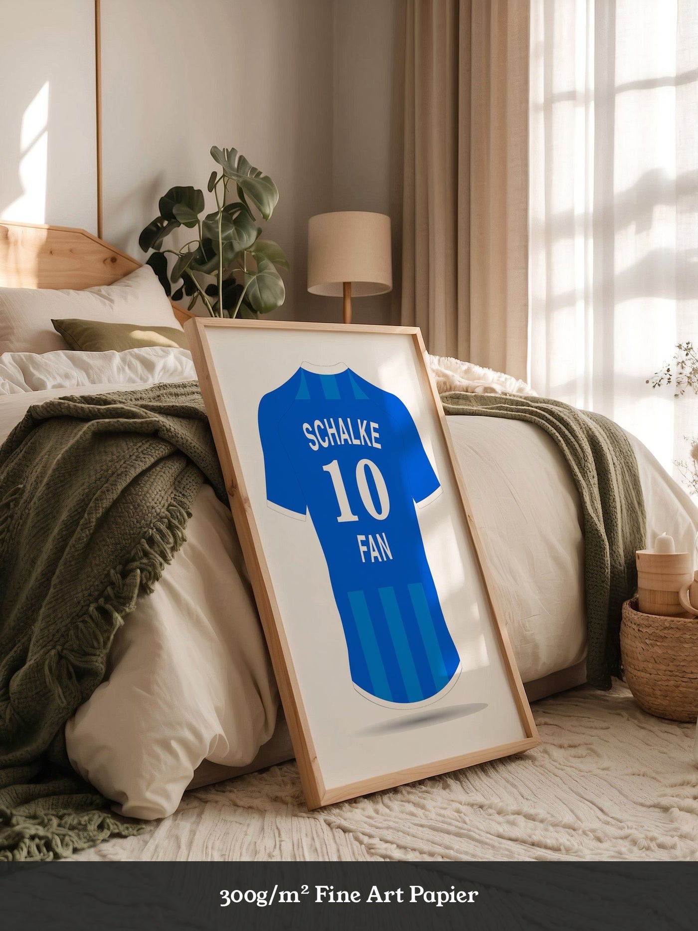 Blaues Trikot Rückansicht