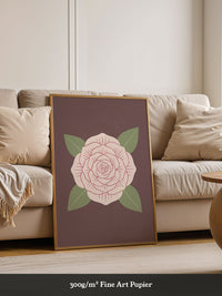 Rose Blüte Minimalistisch