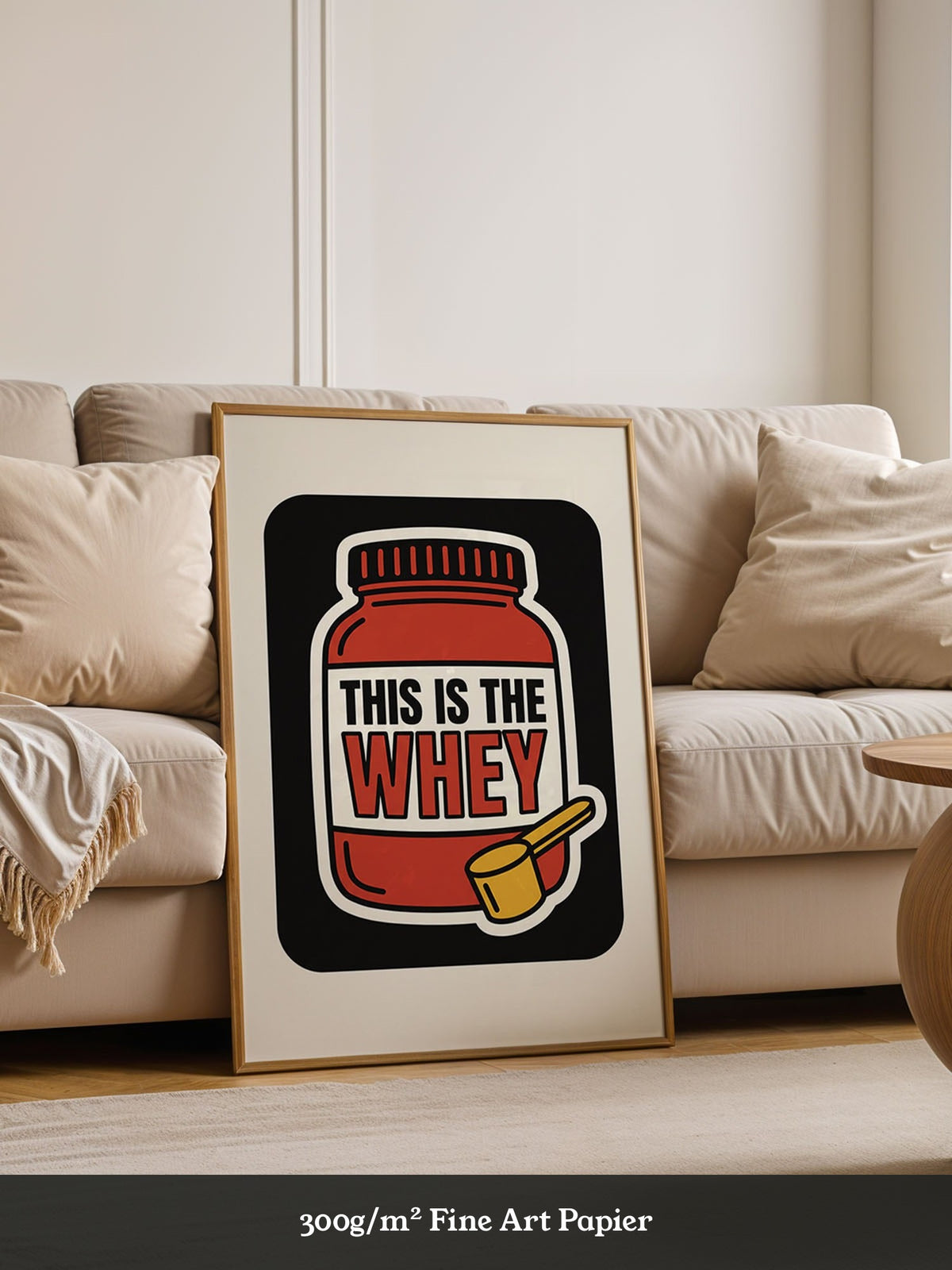 Whey Proteinpulver Poster