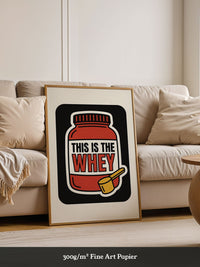 Whey Proteinpulver Poster