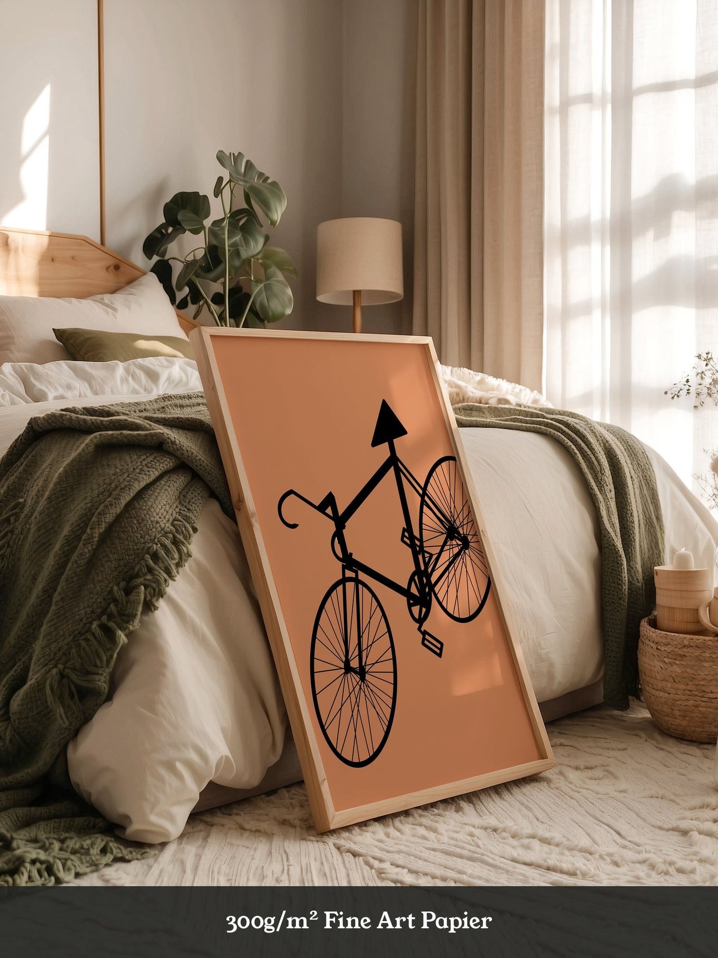 Fahrrad Abstrakt Schatten Braun