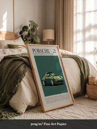 Porsche 964 klassisch grün