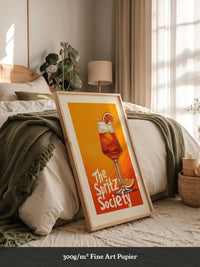 Aperol Spritzglas Illustration orange