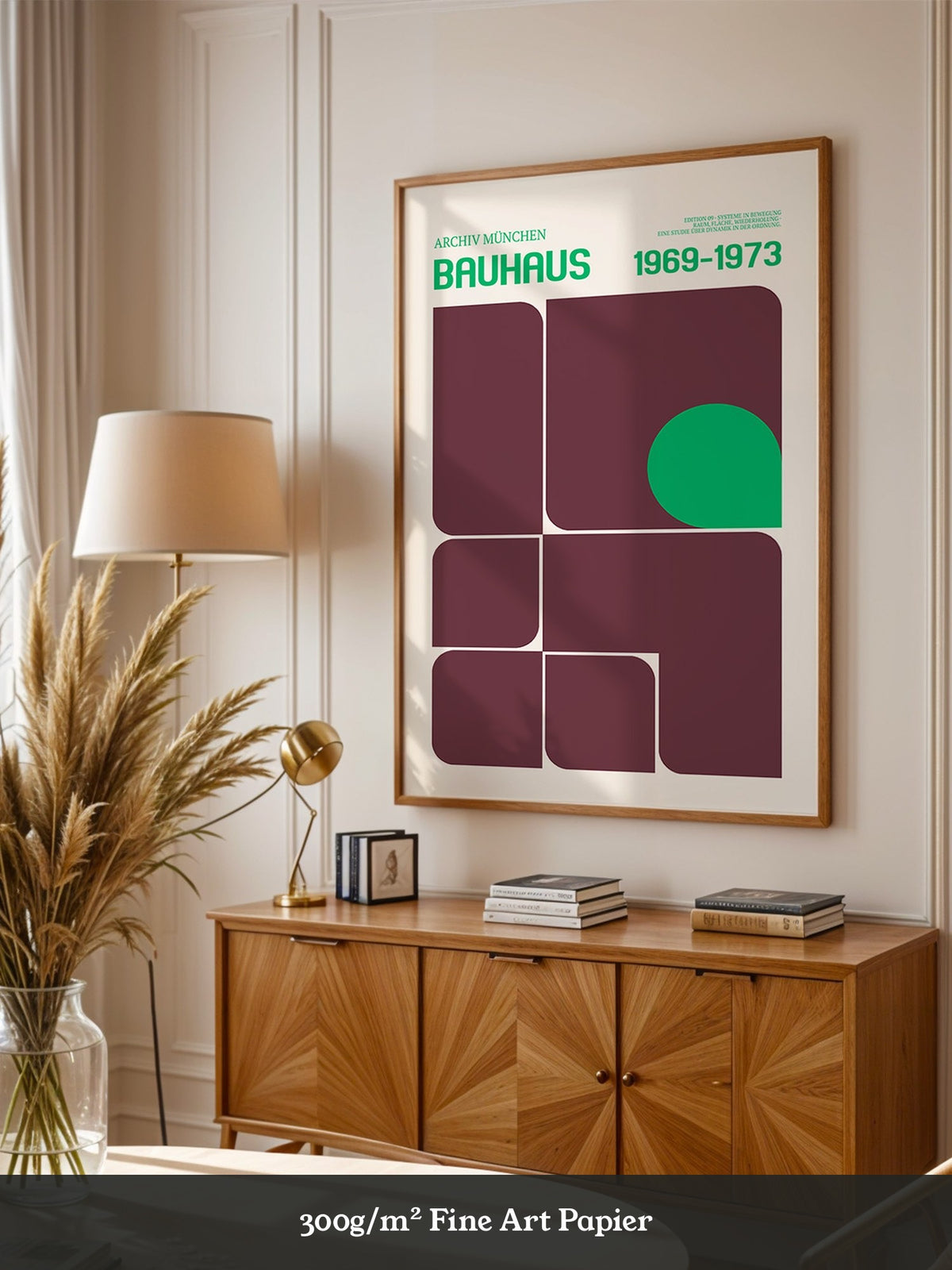 Bauhaus Grafik Retro Farben
