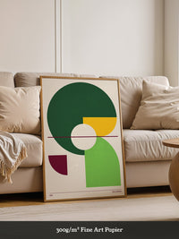Geometrische Formen farbenfroh