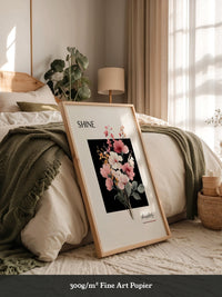 Blumenstrauß Aquarell Kontrast