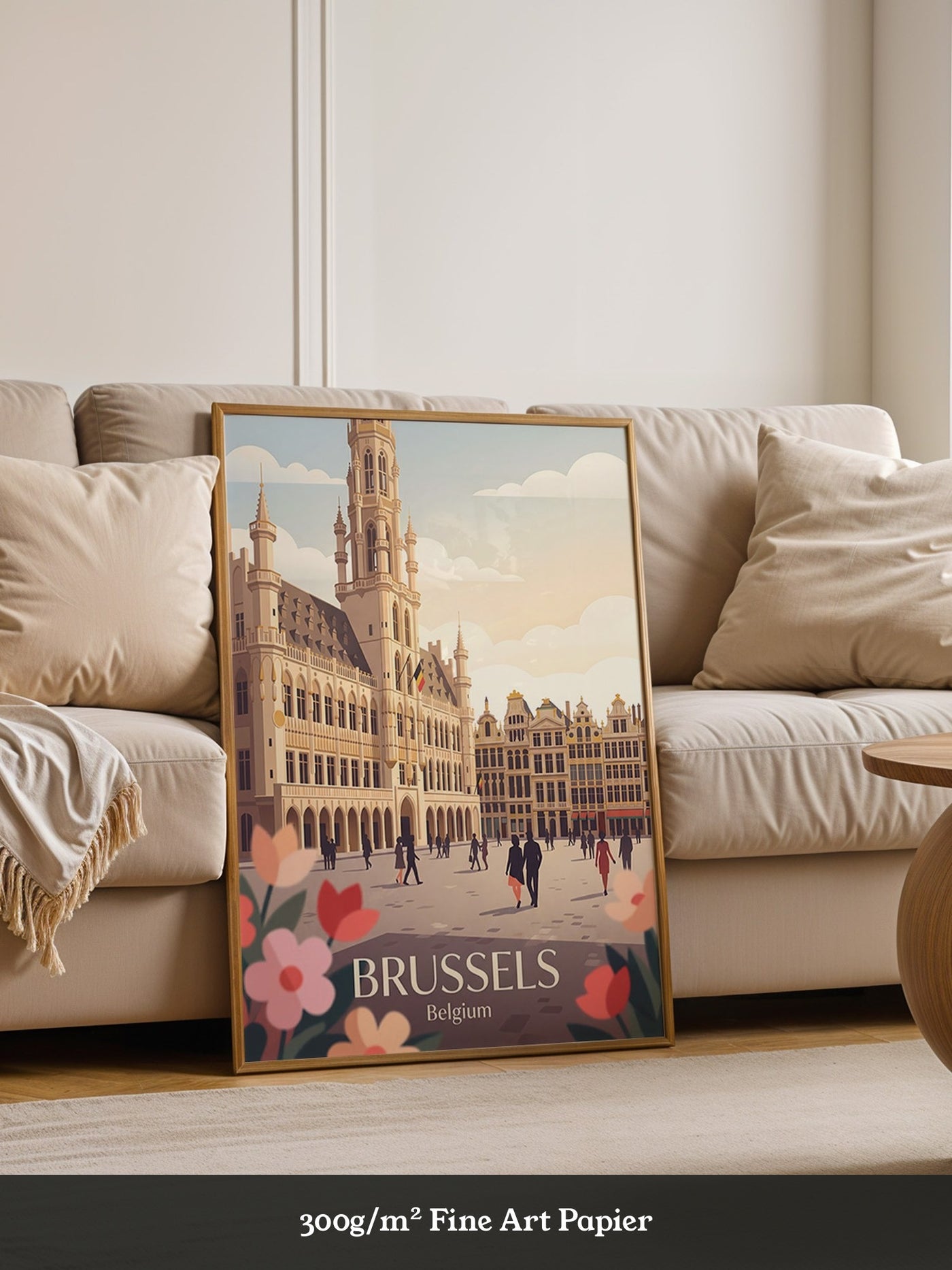 Brüssel Architektur Pastell