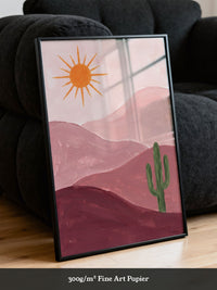 Wüstenlandschaft Sonnenaufgang