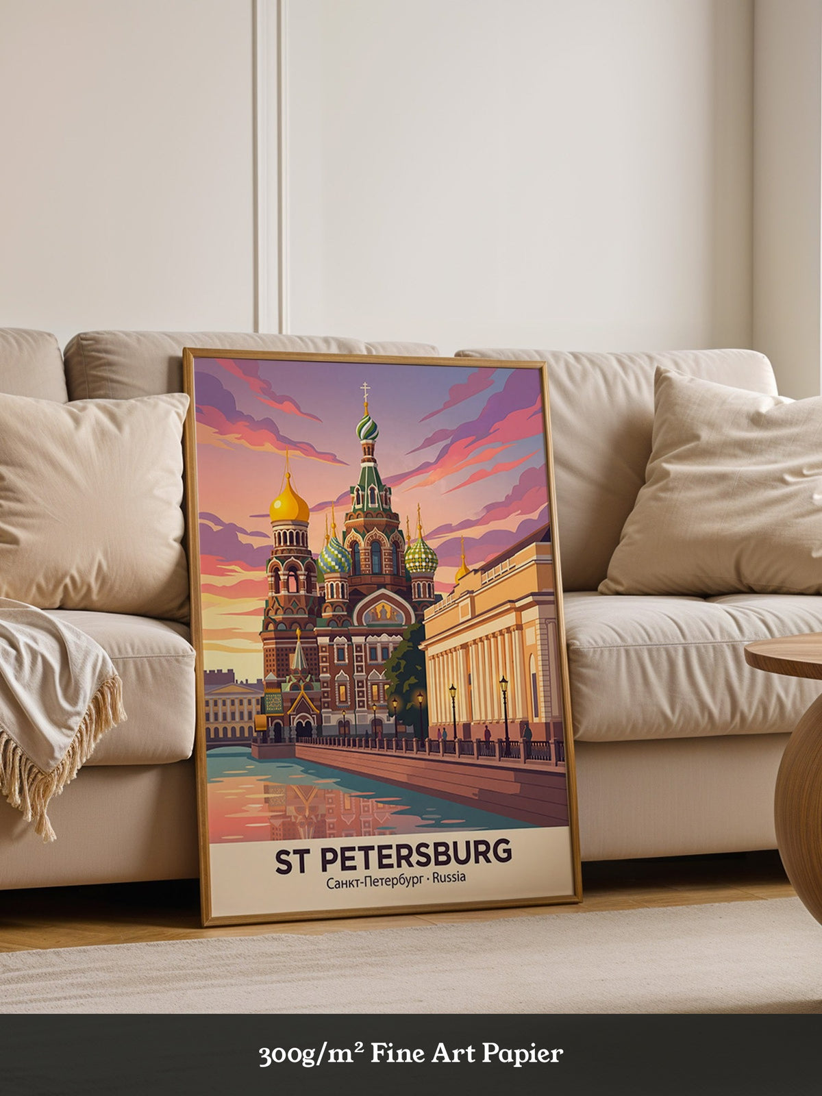 St. Petersburg Kuppeln Abendstimmung