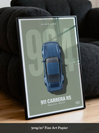 Porsche 911 RS Blau