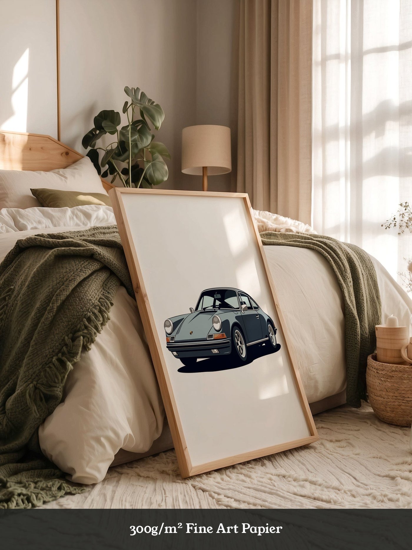 Porsche Retro Illustration