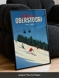 Skifahrer Oberstdorf Allgäu