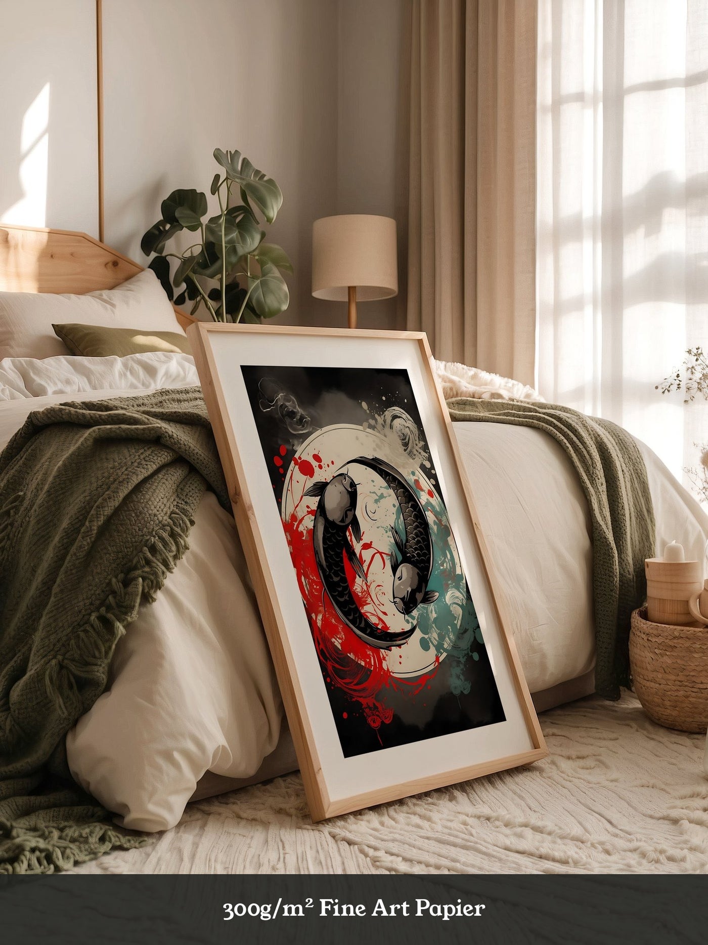 Koi Yin Yang Farbenpracht