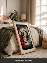 Koi Yin Yang Farbenpracht