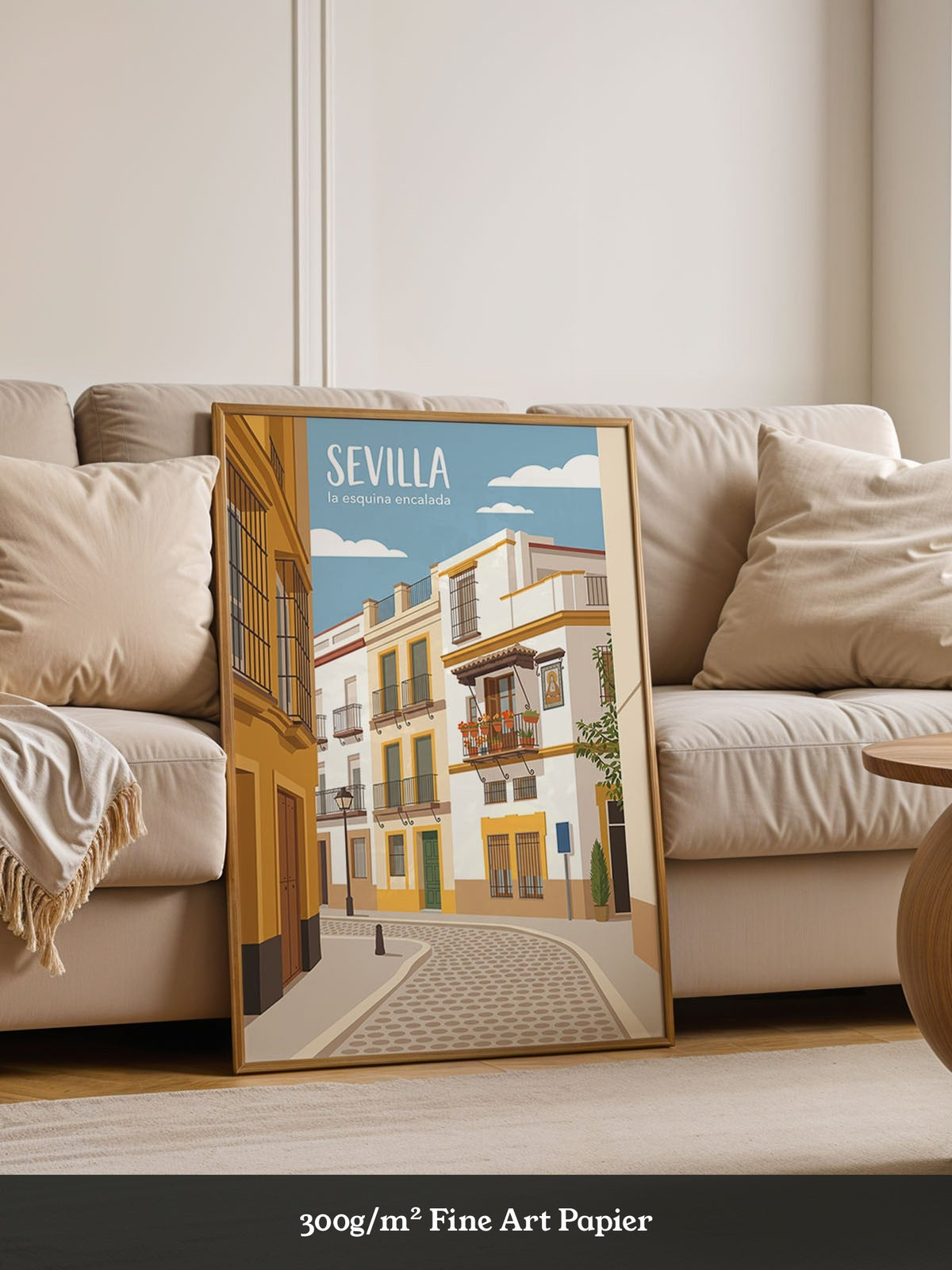 Sevilla Gasse Illustration