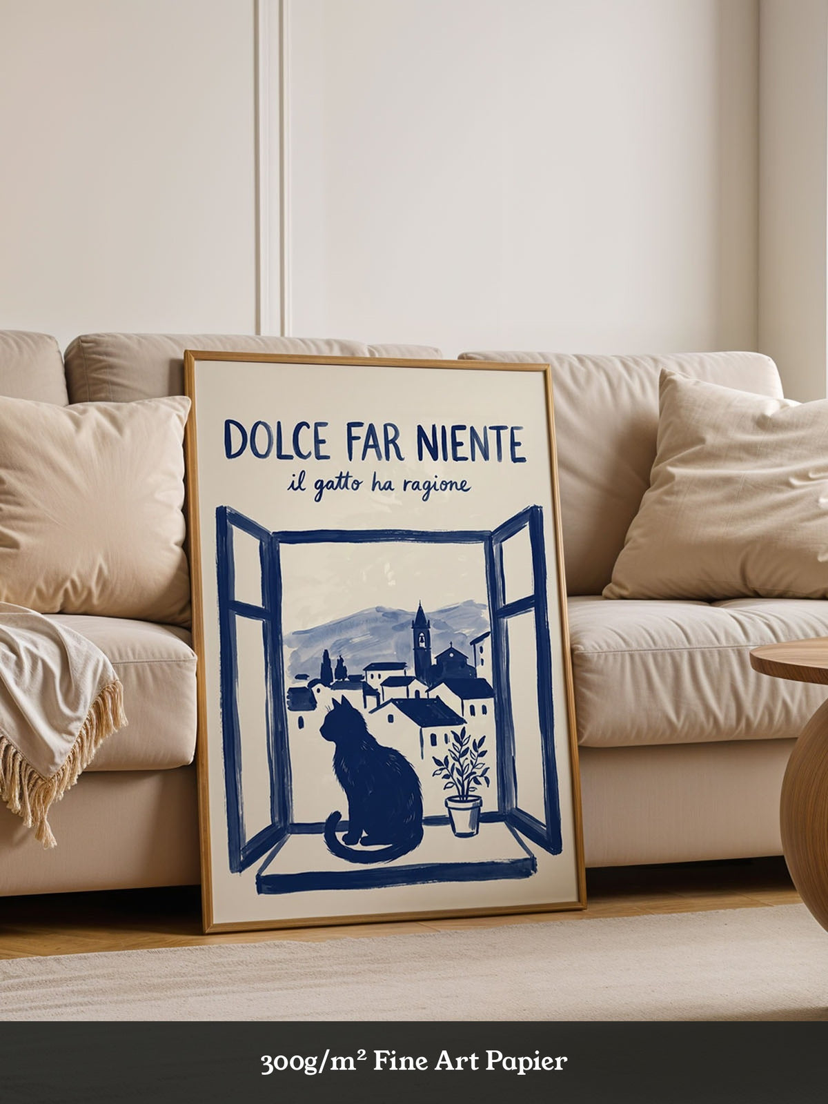 Katze Fensterblick Italienisch