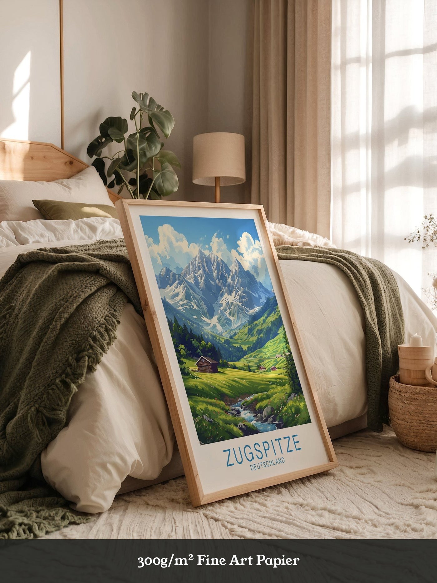 Zugspitze Idylle Berglandschaft