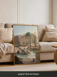 Düsseldorf Skyline Art Deco