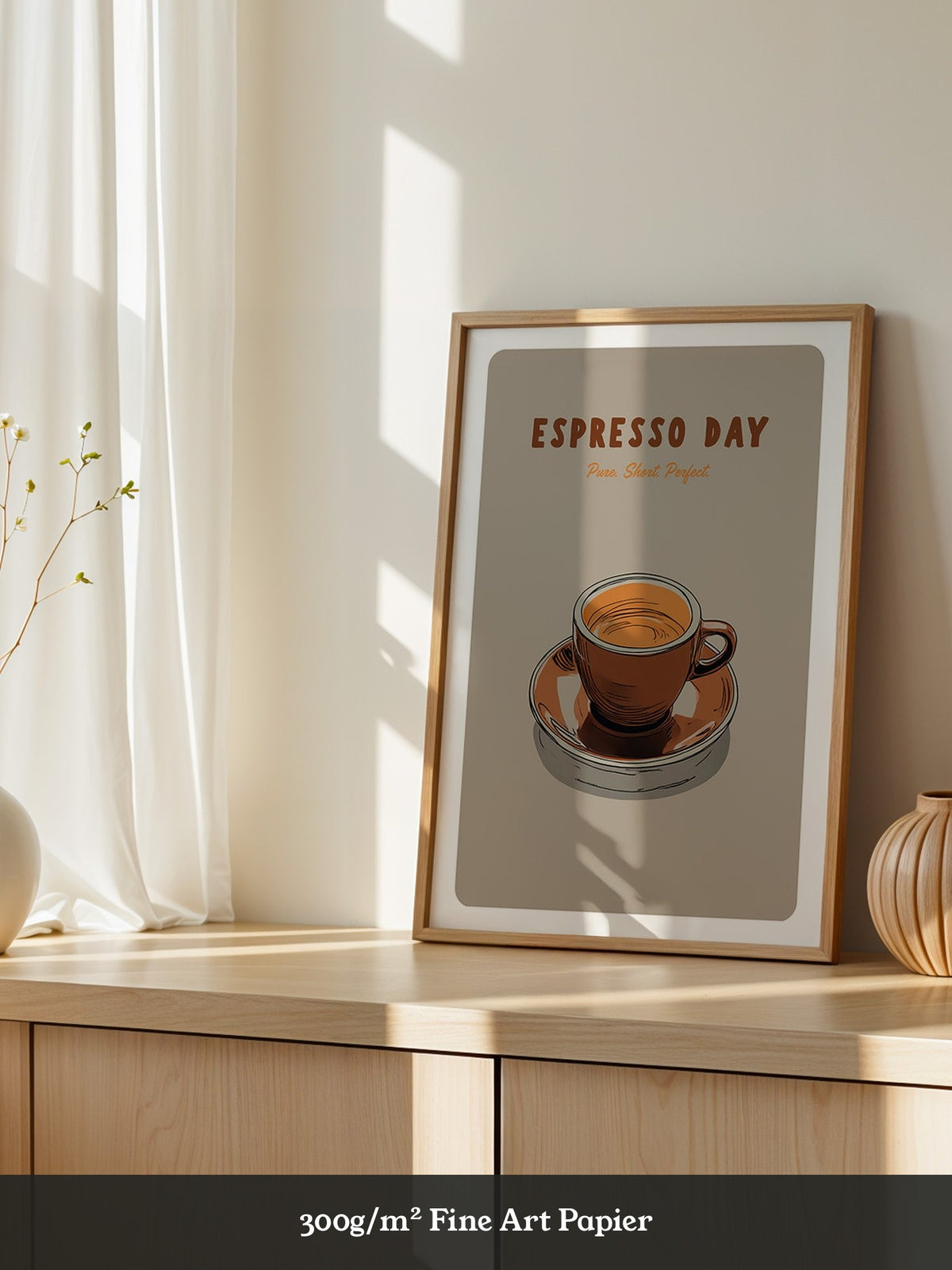 Espressotasse Retro Braun