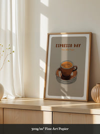 Espressotasse Retro Braun