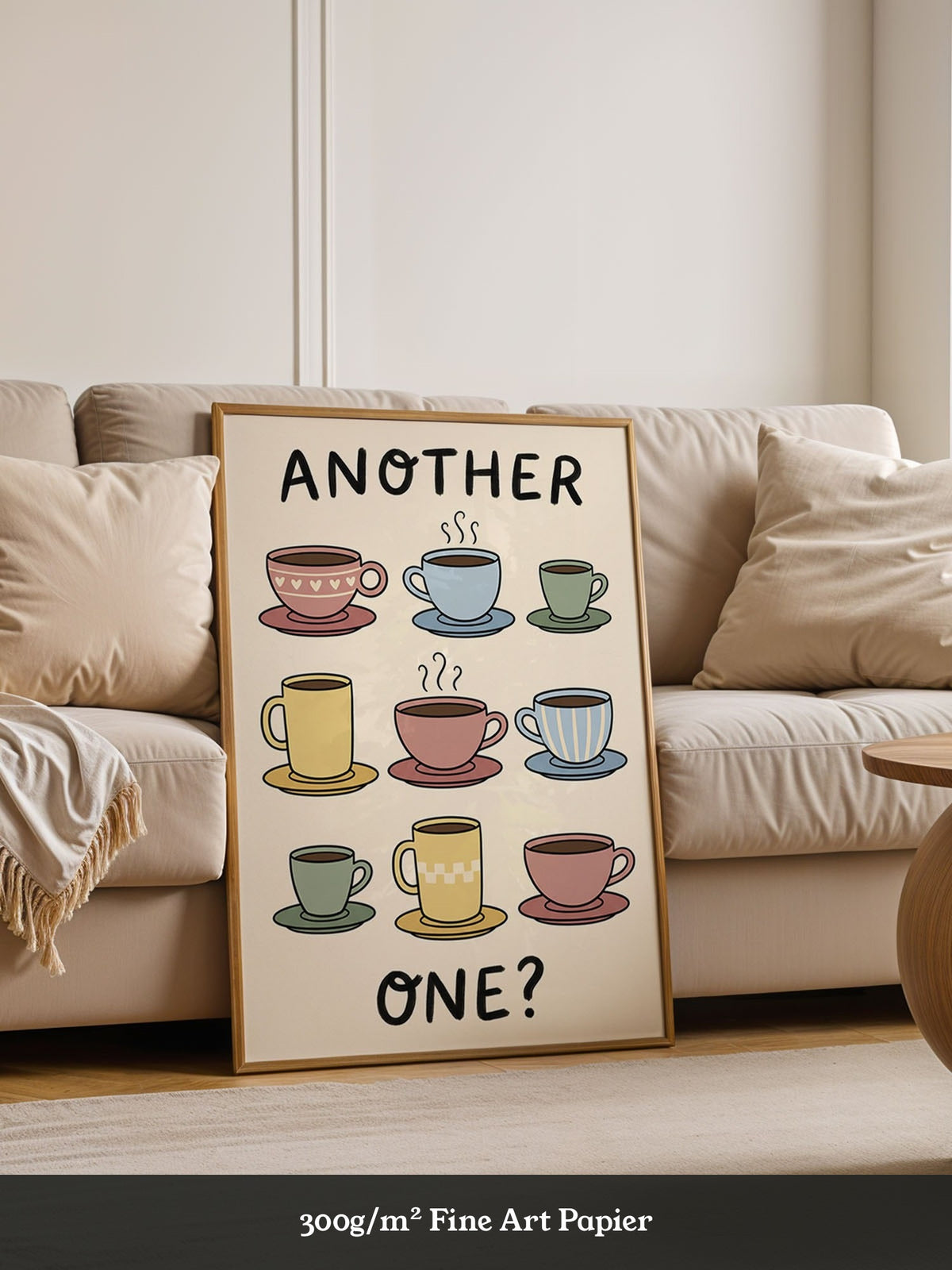 Kaffeetassen Illustration bunt