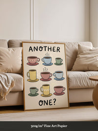Kaffeetassen Illustration bunt