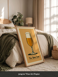 Bierglas Retro Stil