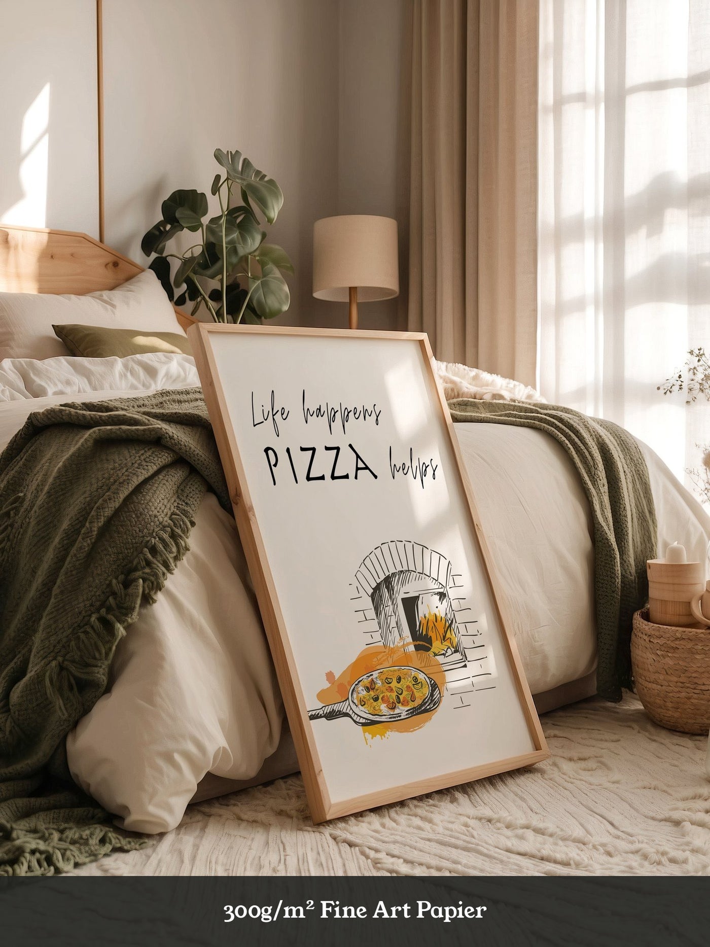 Pizzaofen Skizze warm