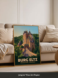 Burg Eltz Schloss Illustration